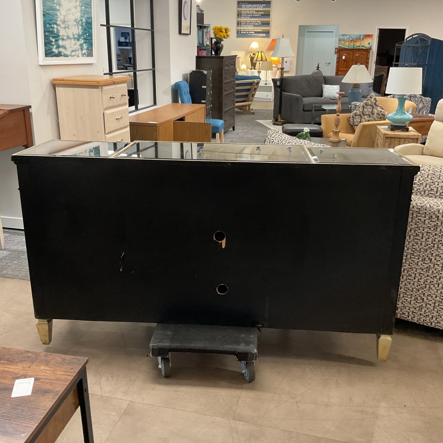 Gold Mirrored Buffet