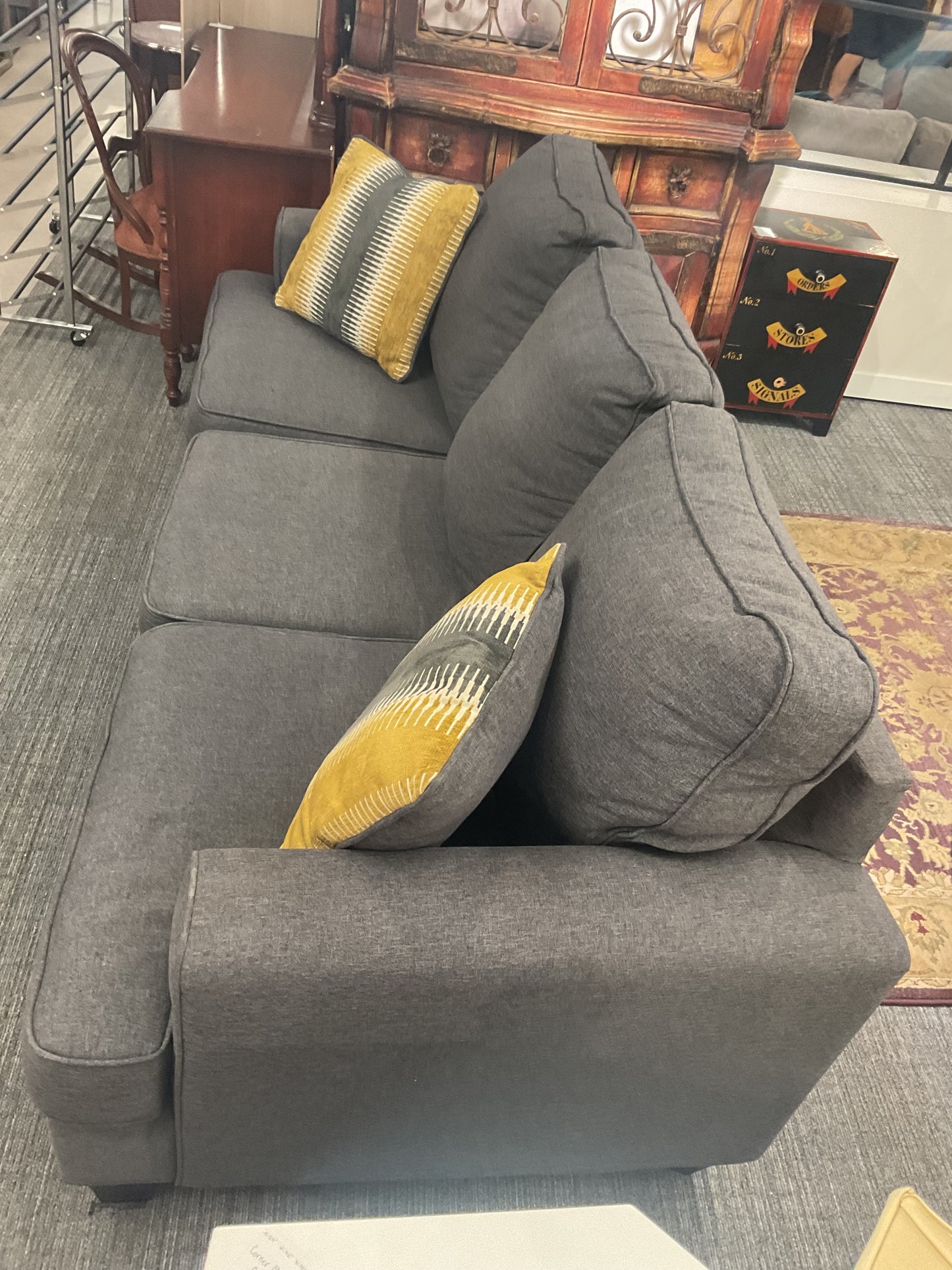 Christian grey sleeper sofa