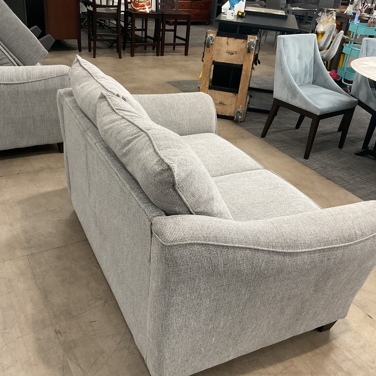 Lil Grey Loveseat