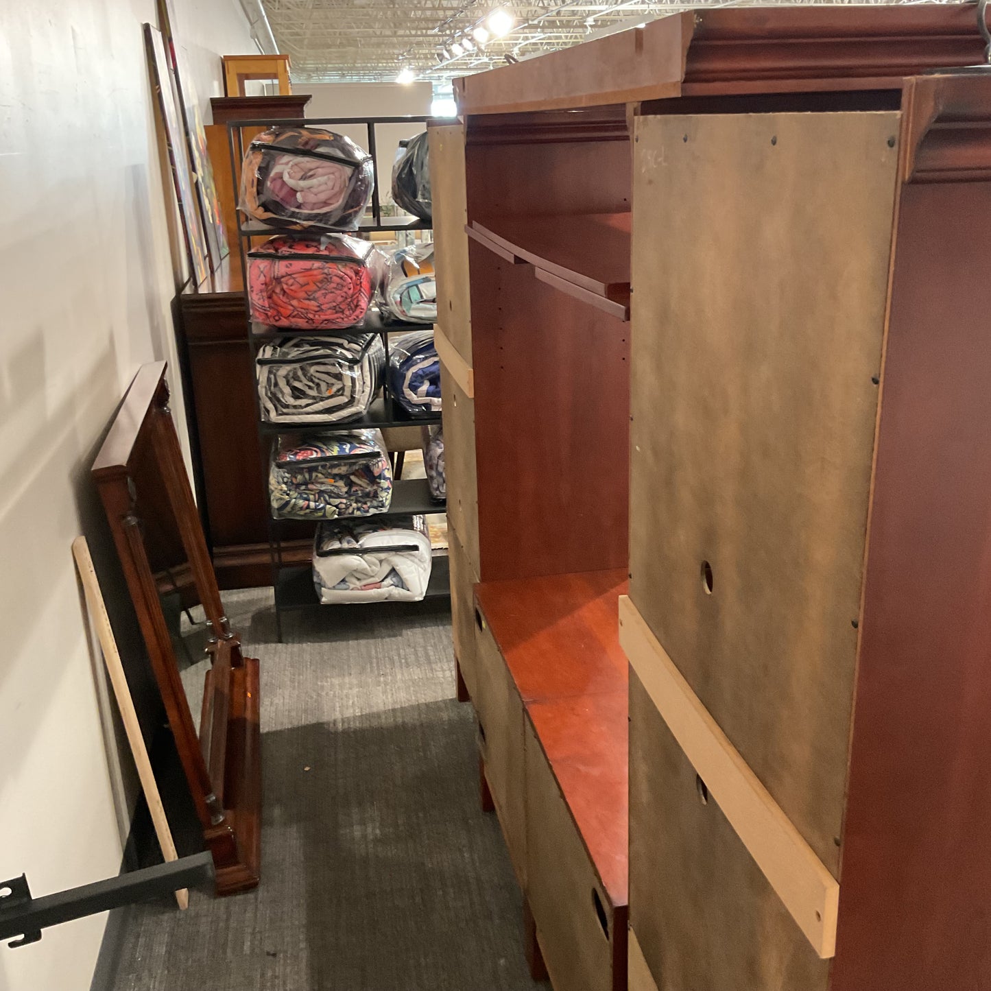 Warm Oak Entertainment Center