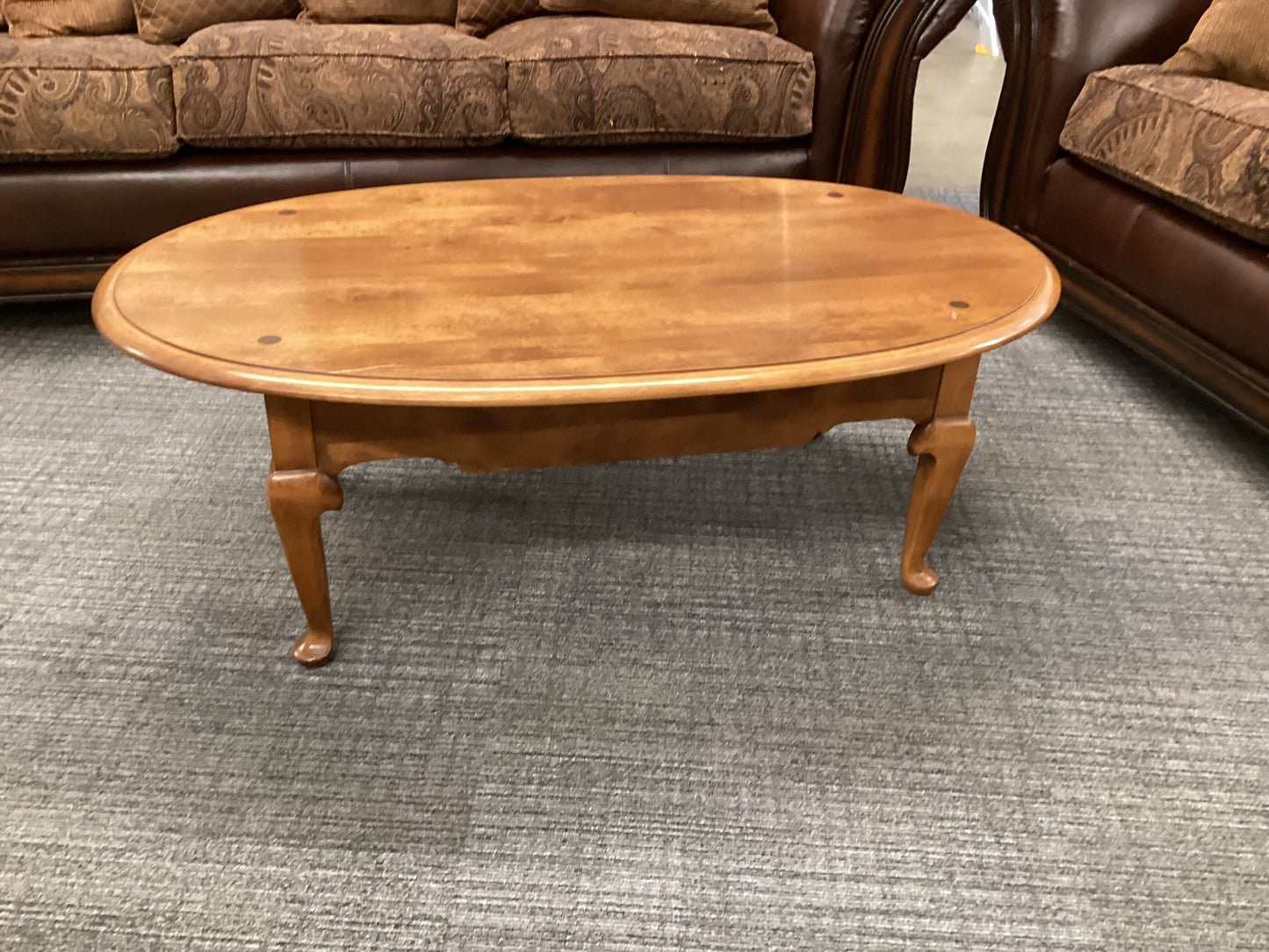 Low Oval Coffee Table