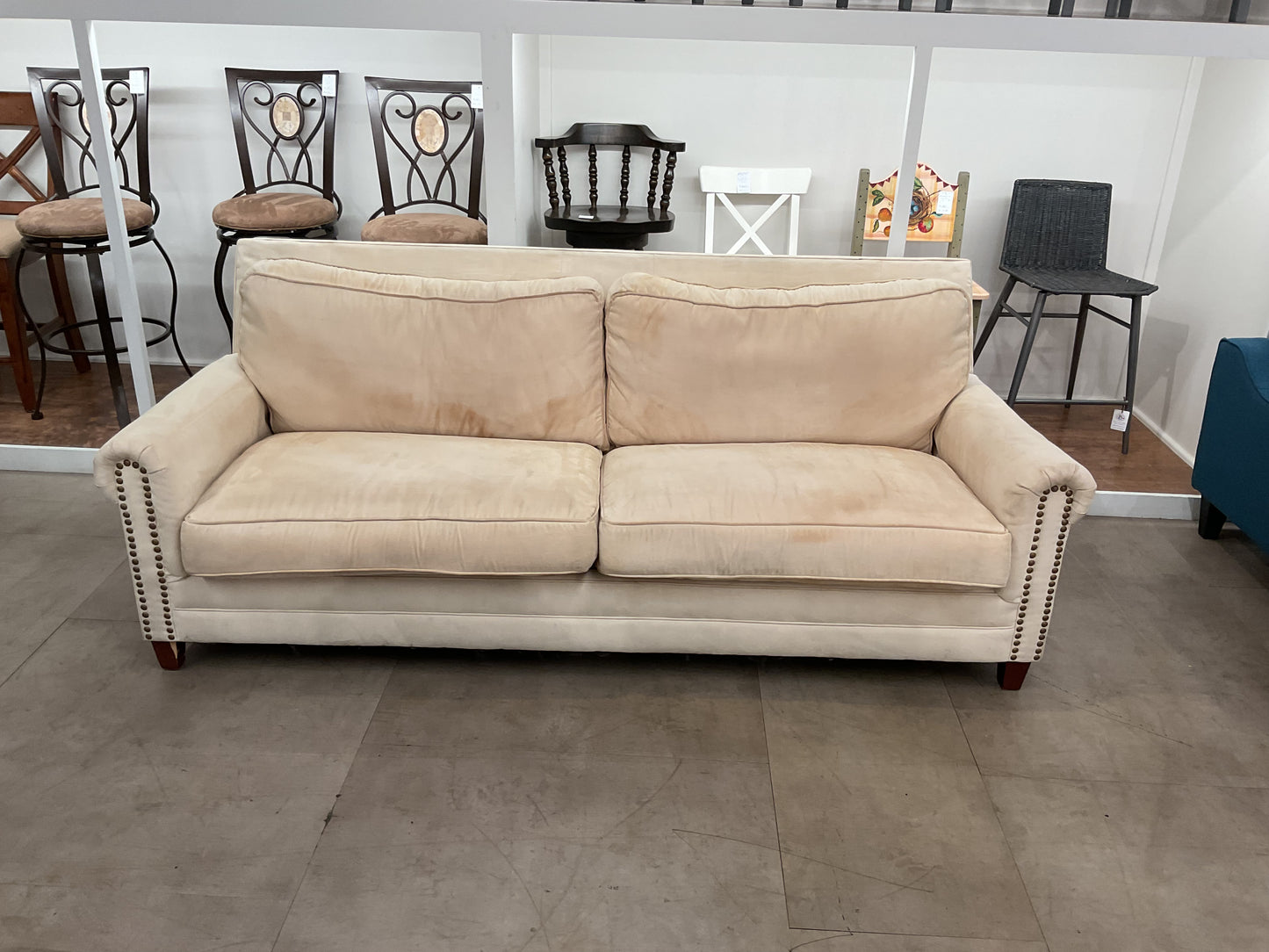 Brass Tacks Sofa (WH)