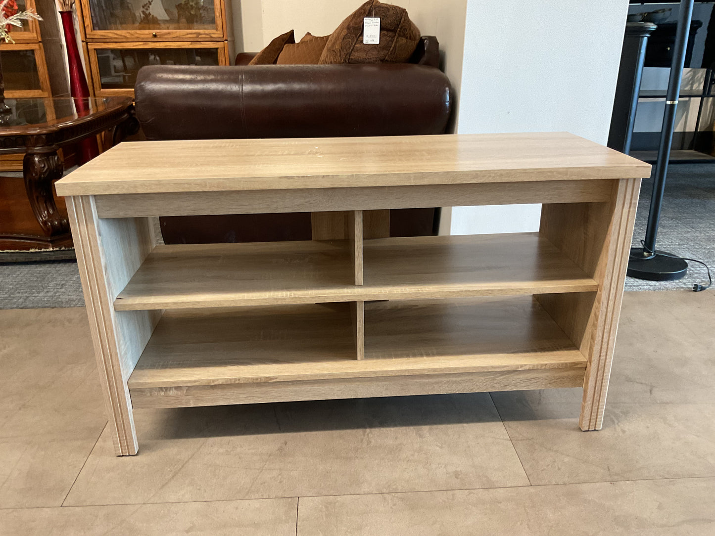 Light Oak Media Console TV Stand