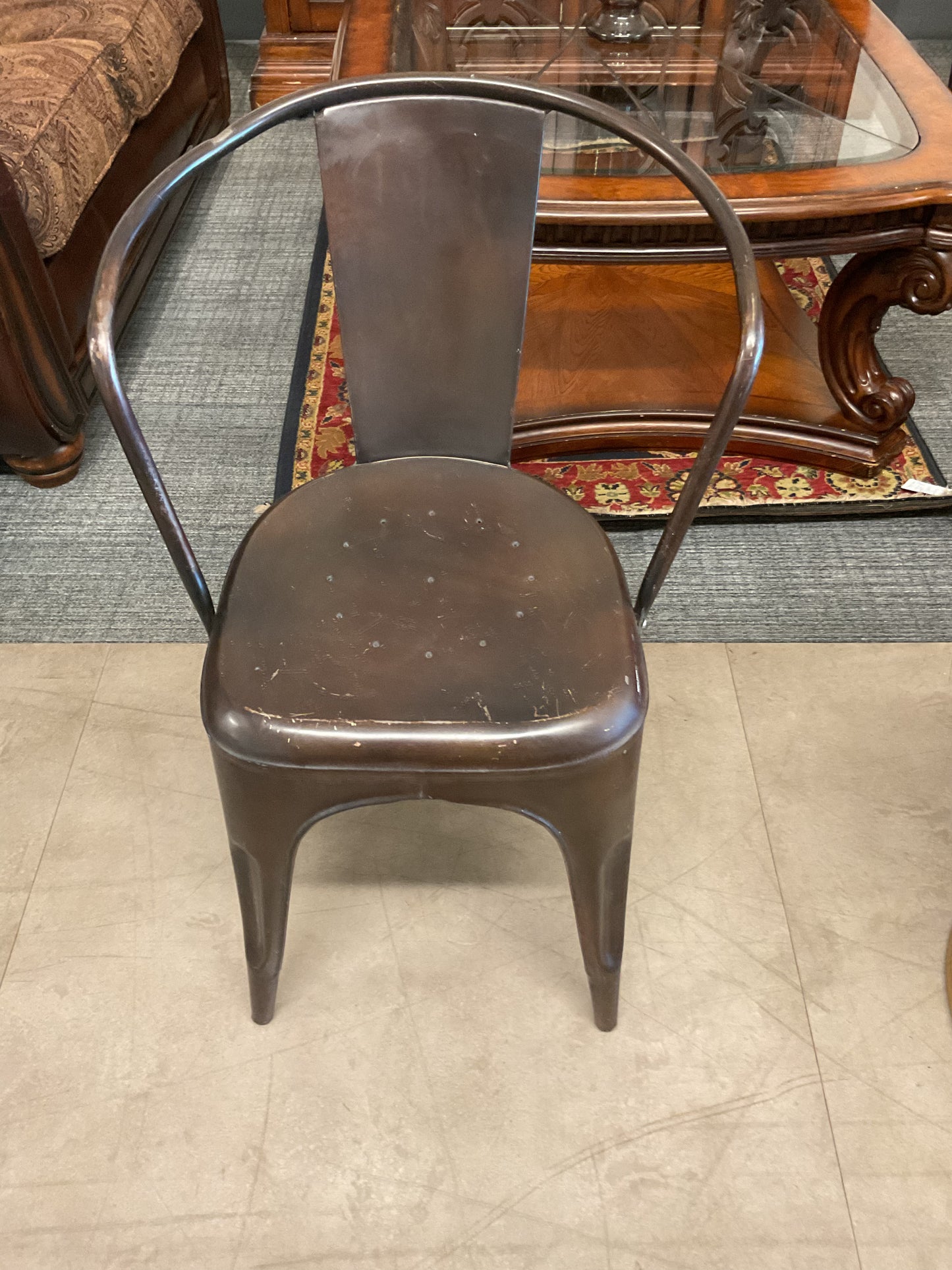 Metal Cafe Armchair