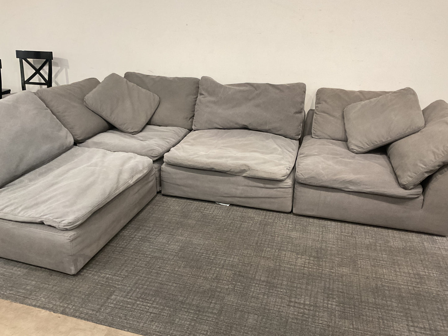 Grey Modular Sectional Sofa