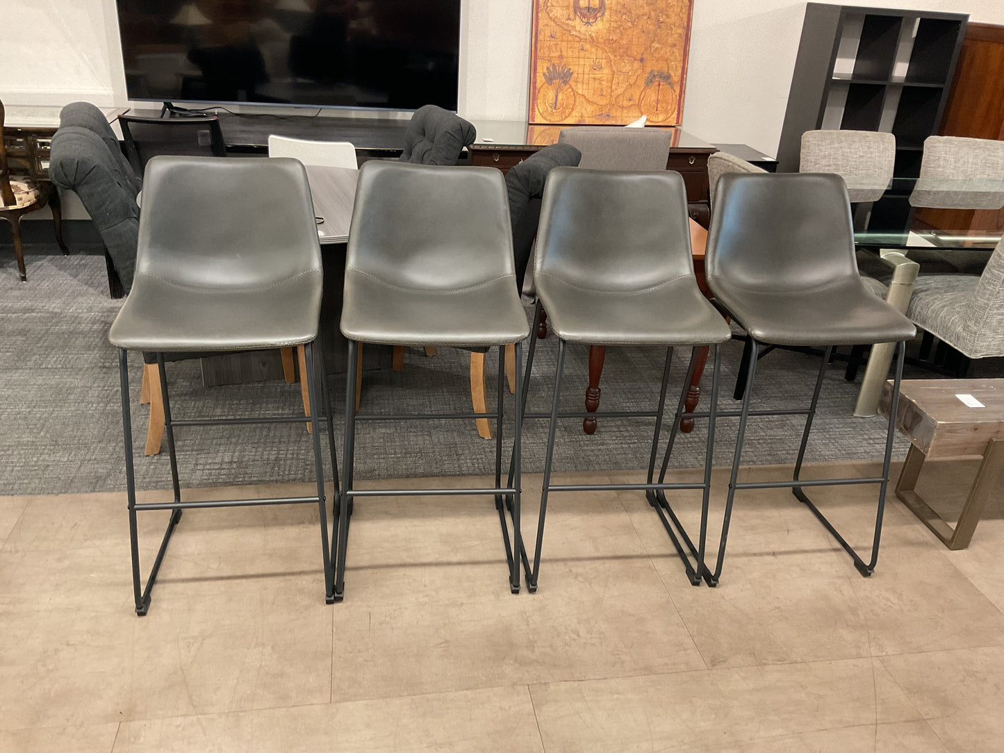 Bucket Bar Stool Set