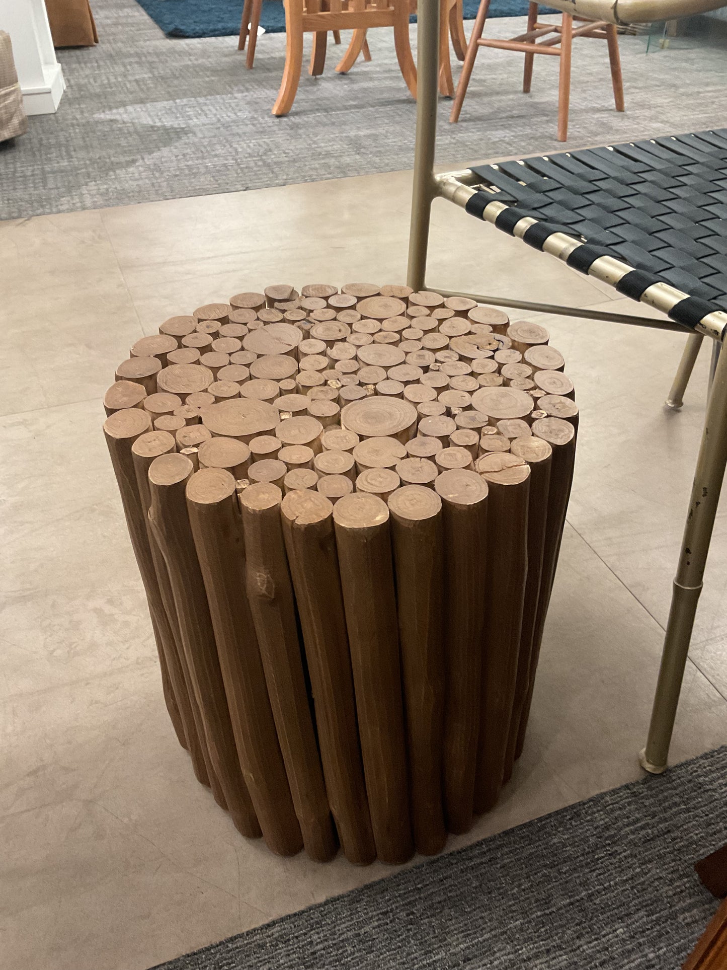 Cowboy Poetry Foot Stool