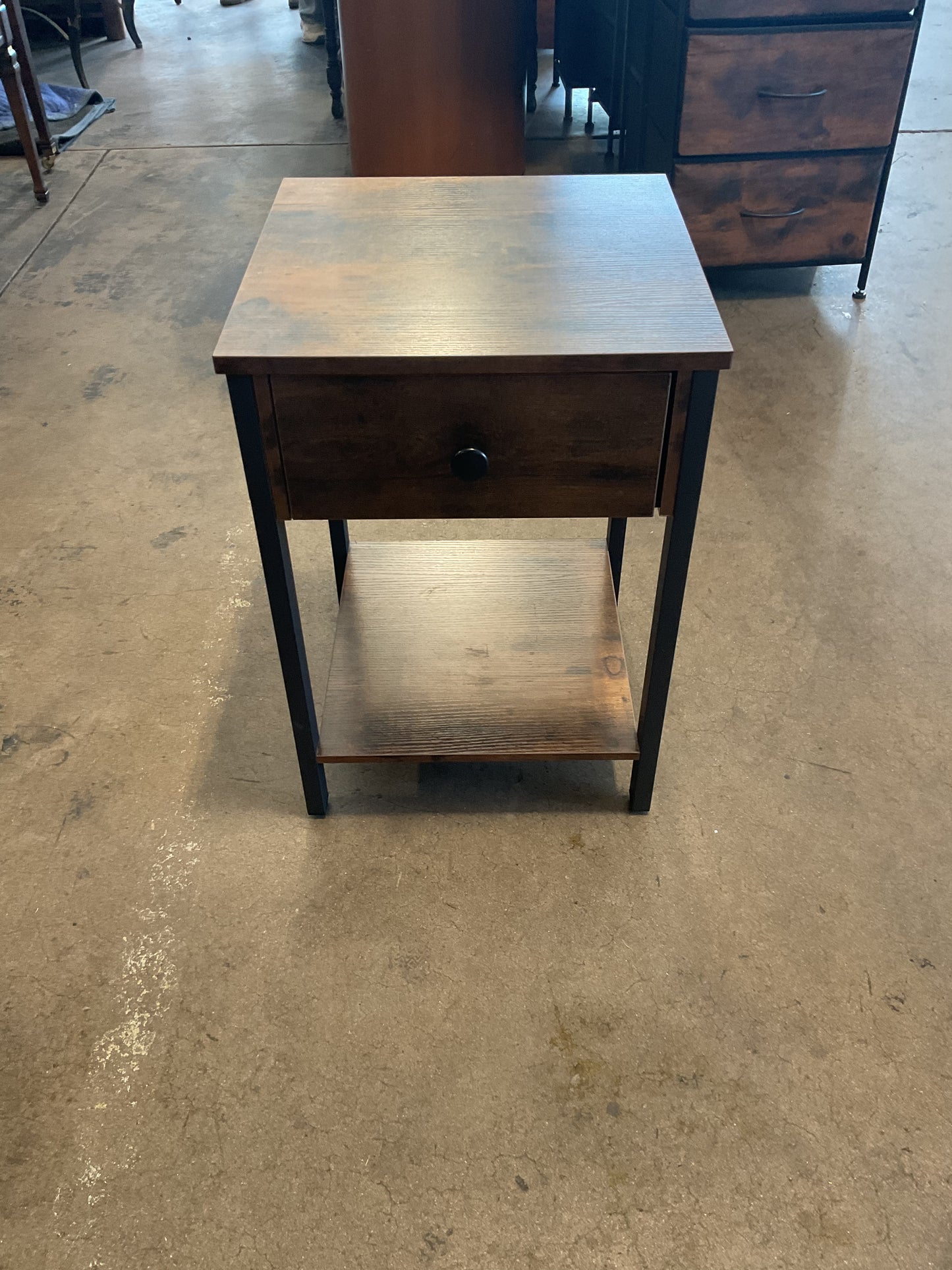Rustic Nightstand **WH**
