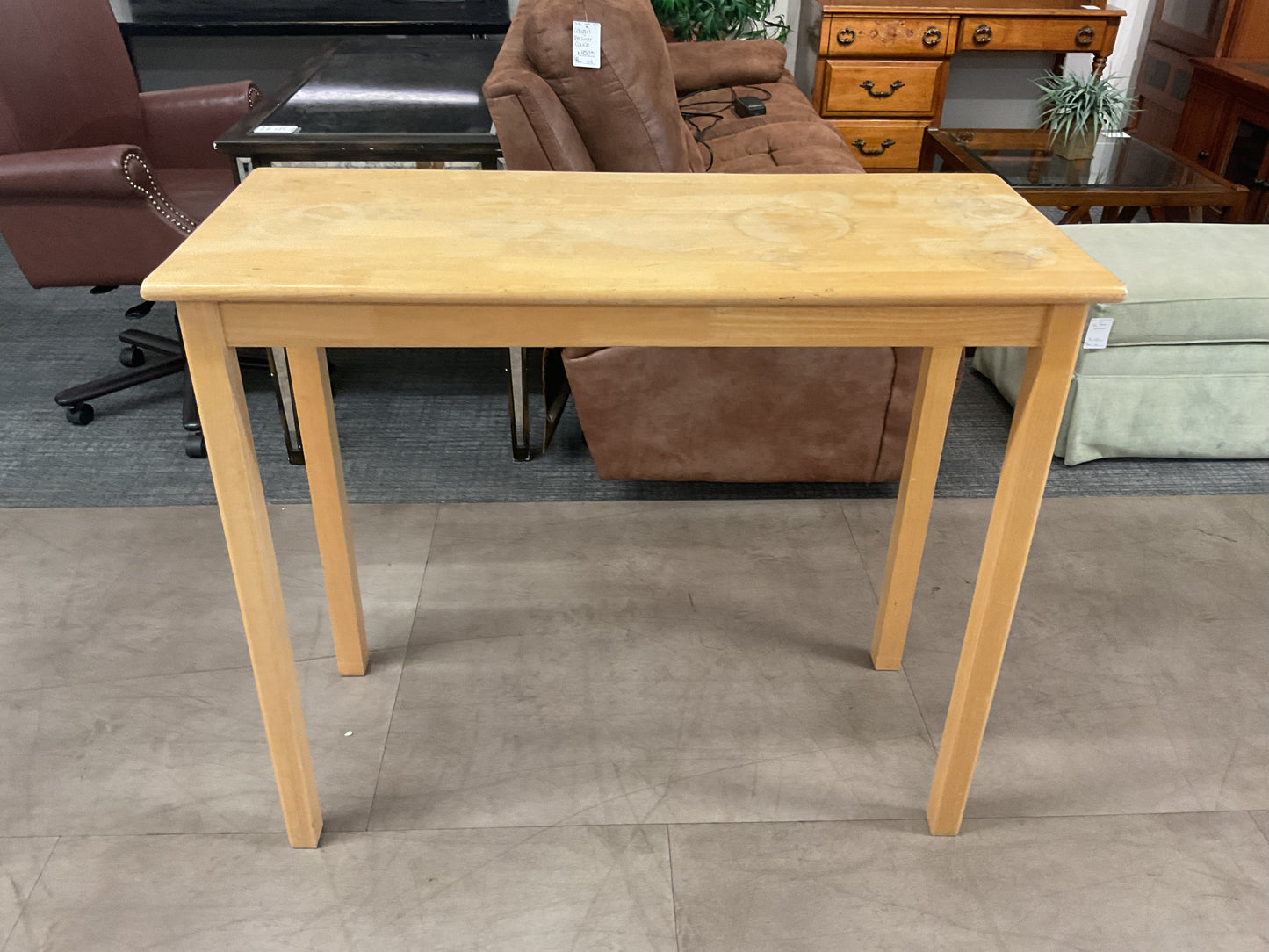 Wood Console Table
