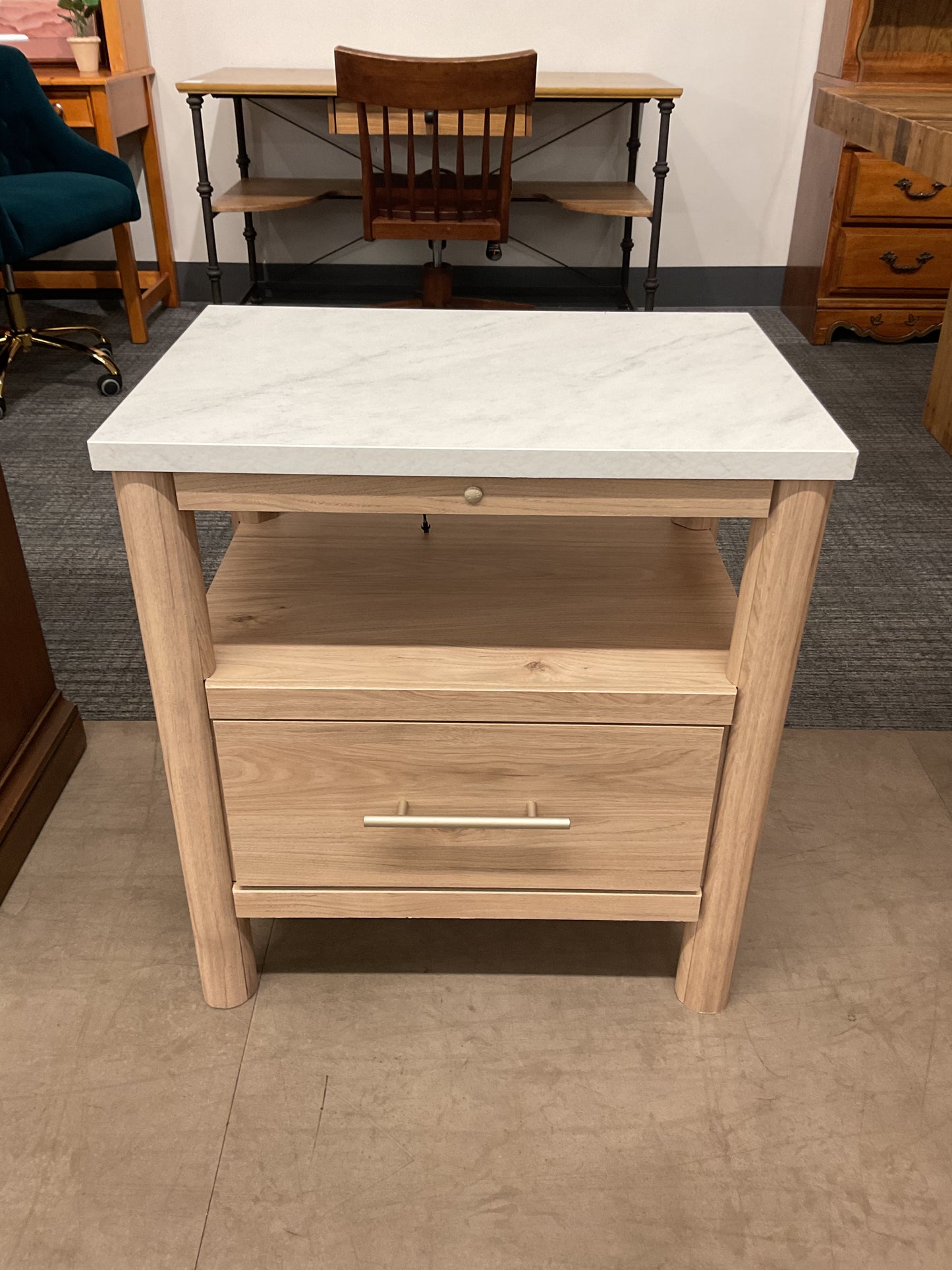 Tan Nightstand