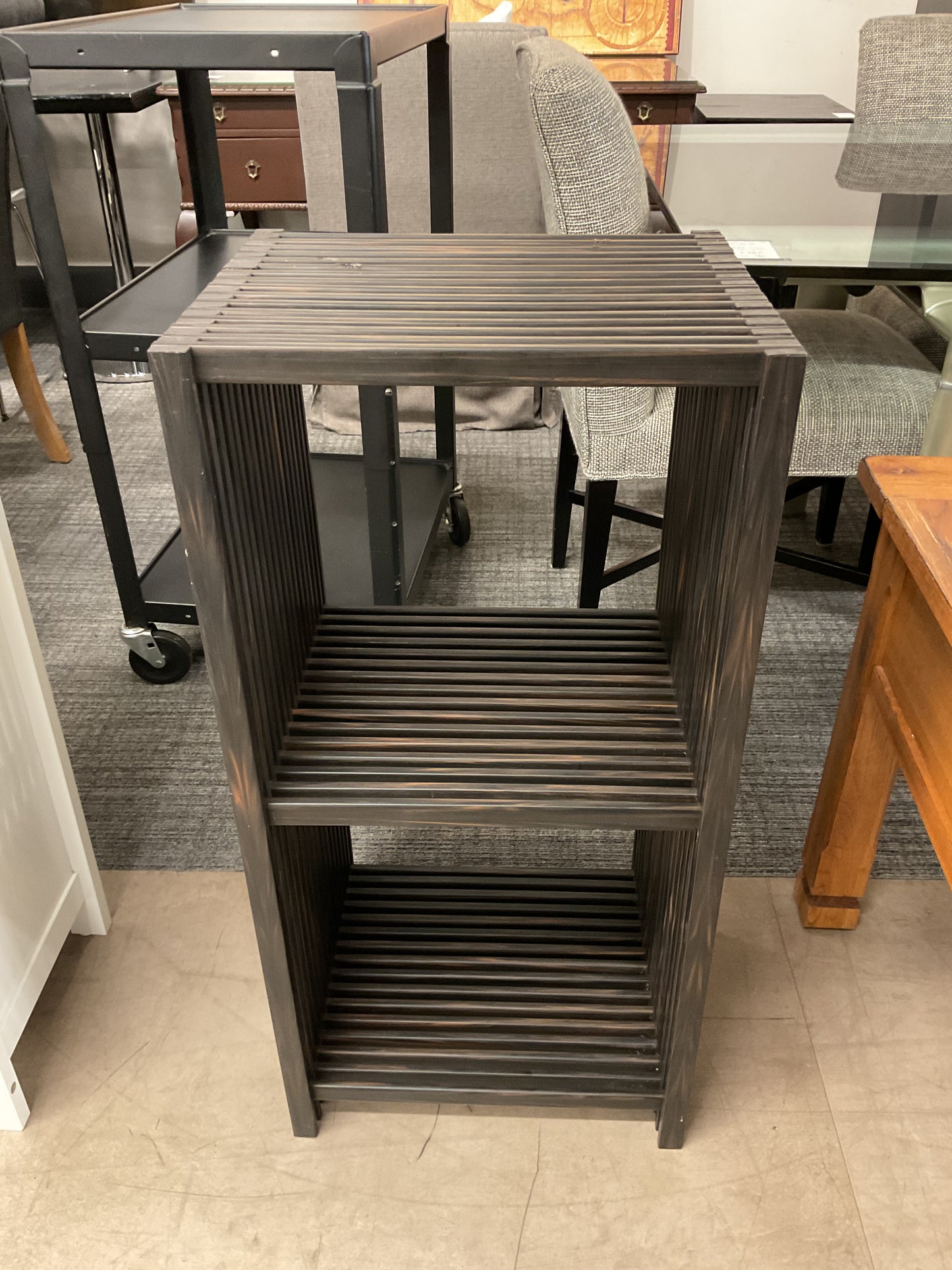 Slatted Tower Shelf