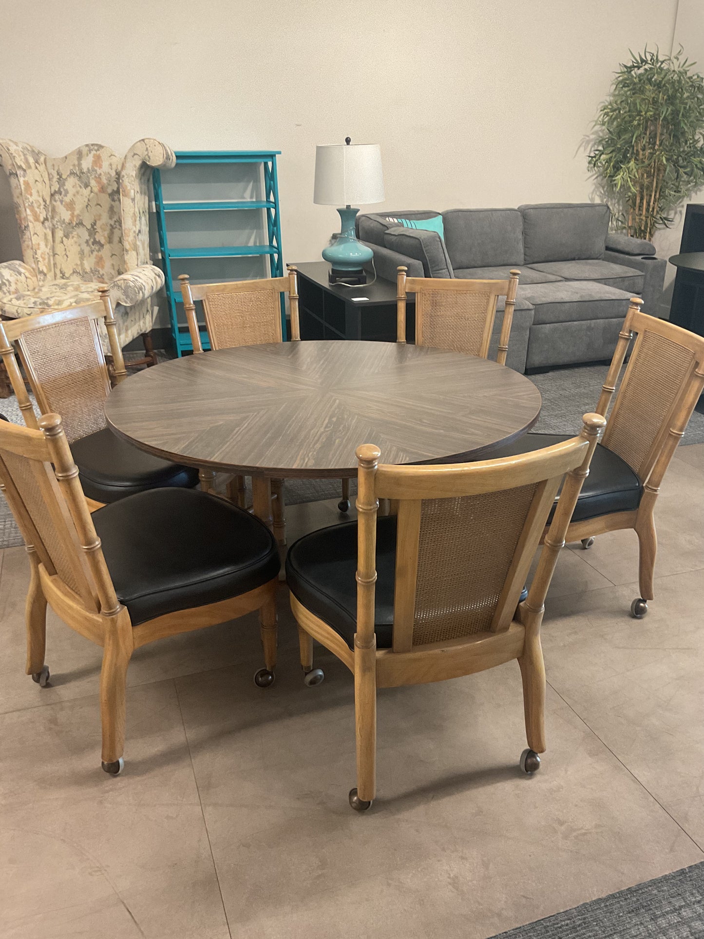 Vintage Bam- Boo dining set