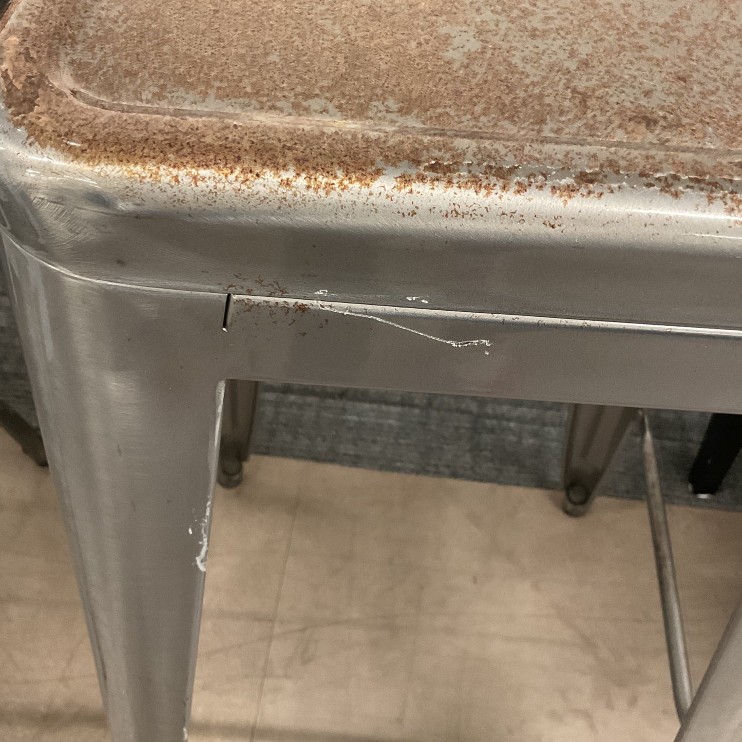 Rusty Barstool