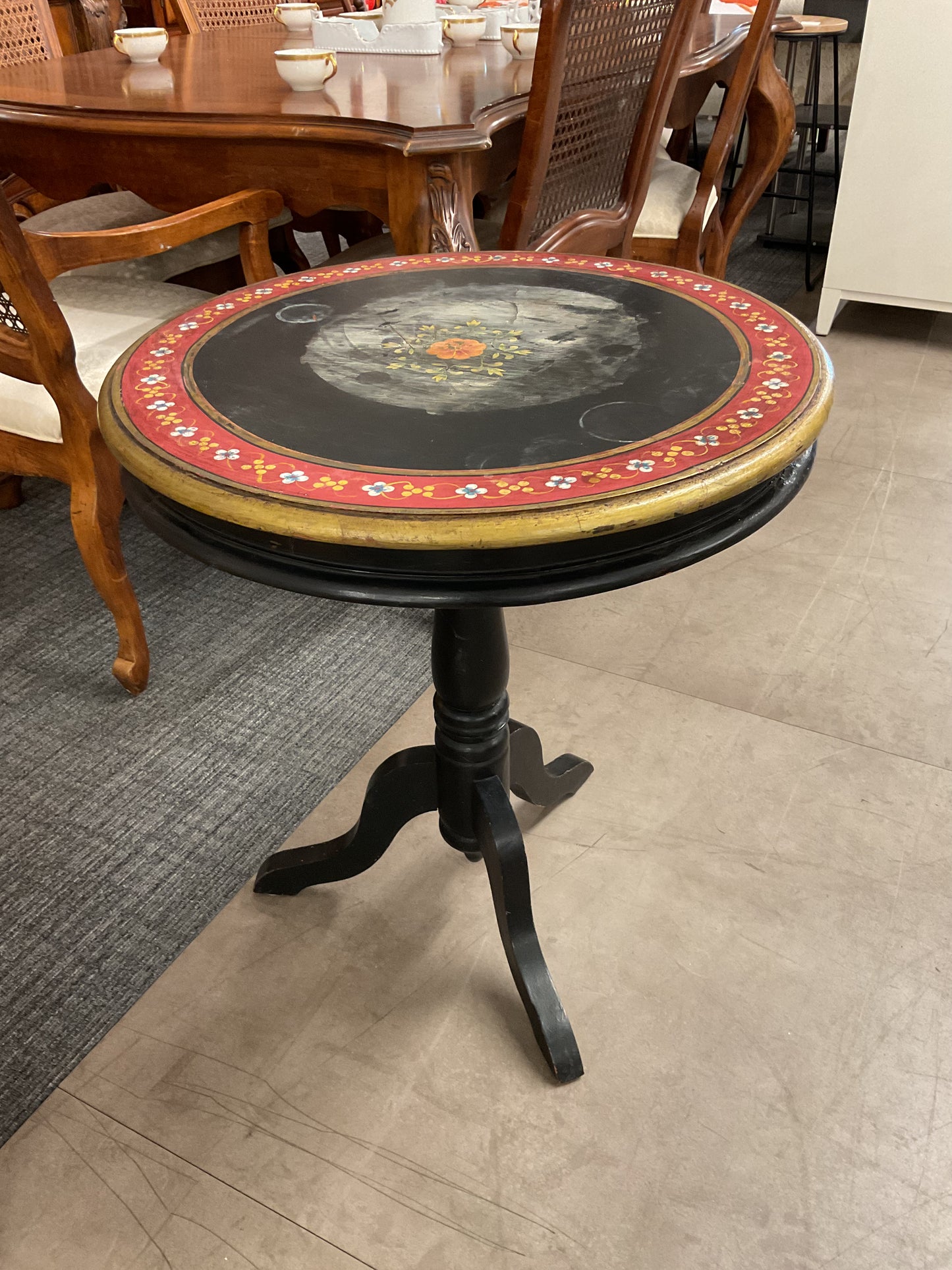 Italian Flowers Side Table