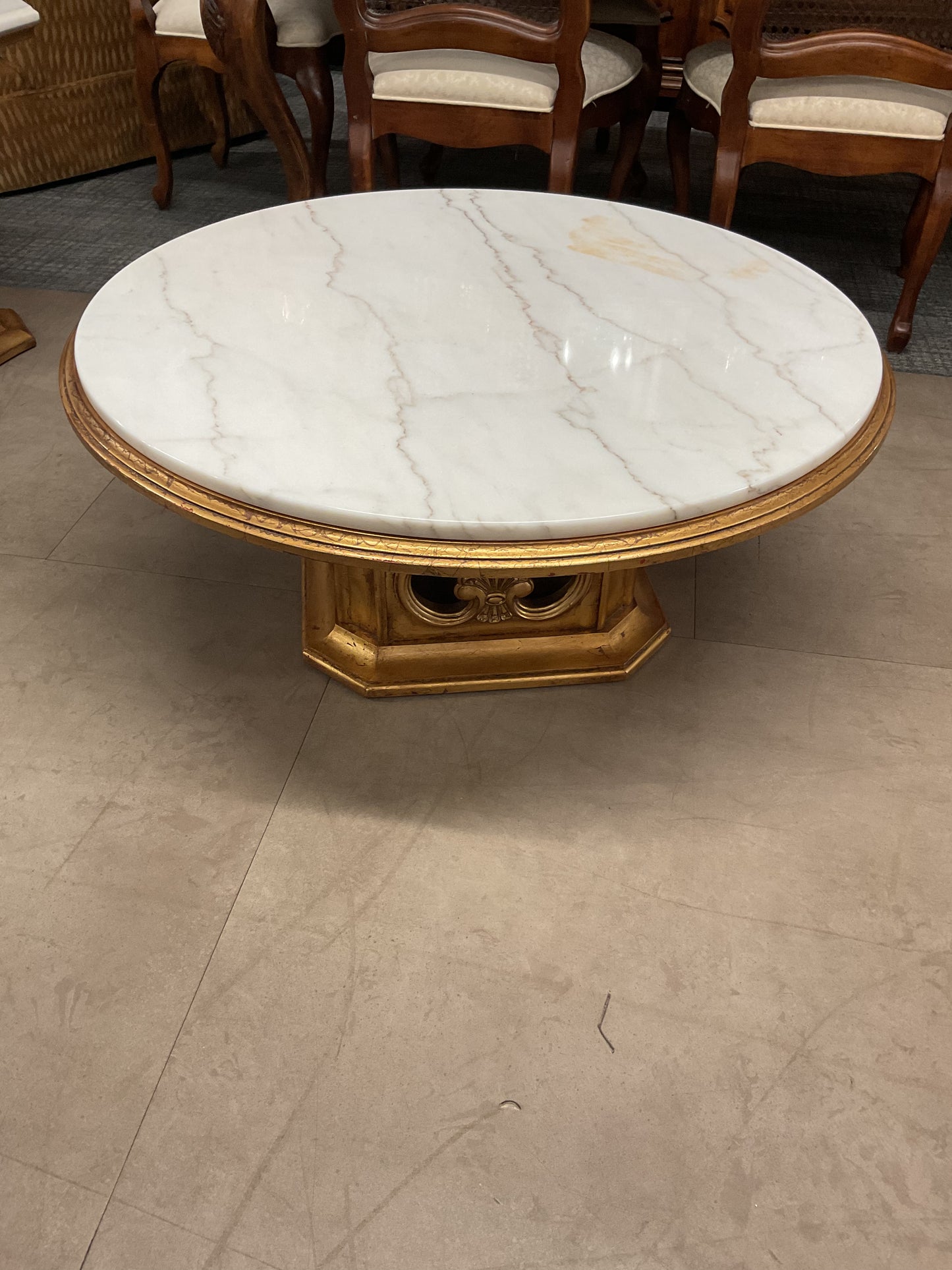 Golden Coffee Table