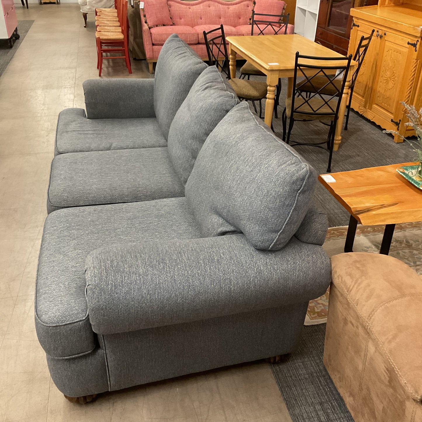 Blue Steel Sofa