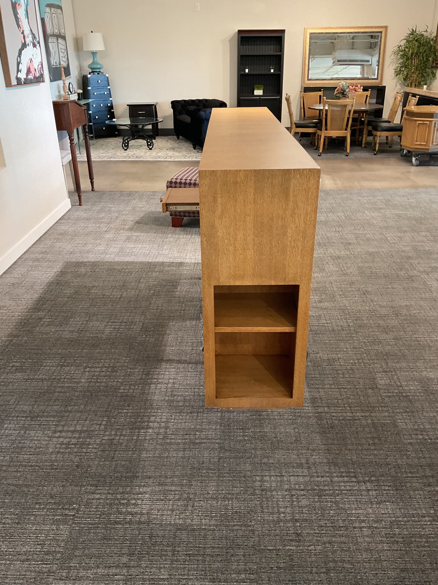 Mid Century Art Display Console