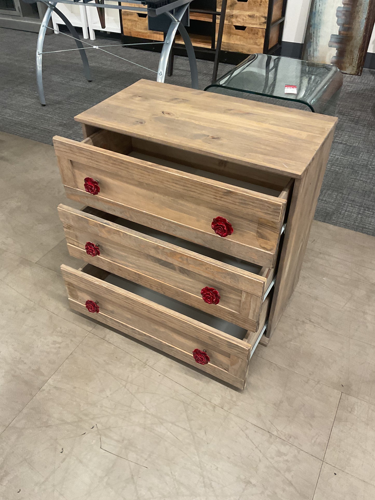 Half Dozen Roses Dresser