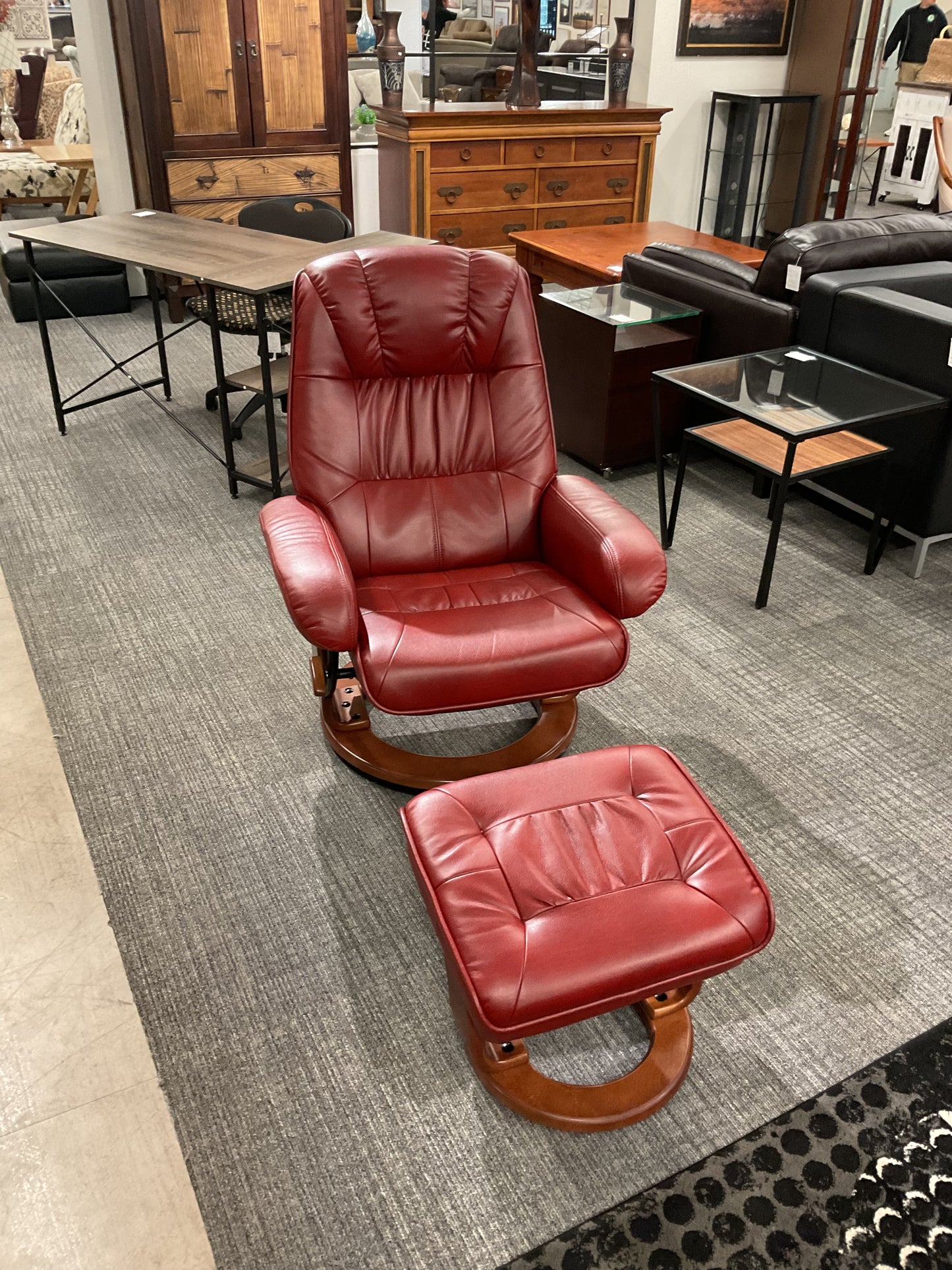 Ruby Red Recliner