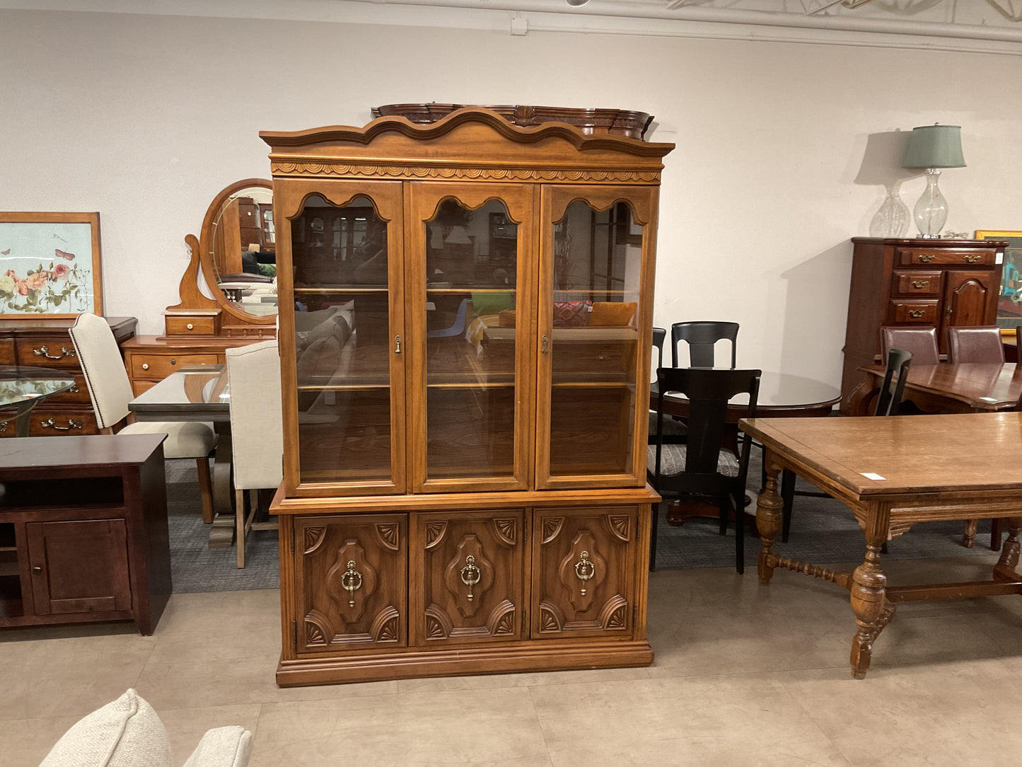 Wood China Cabinet