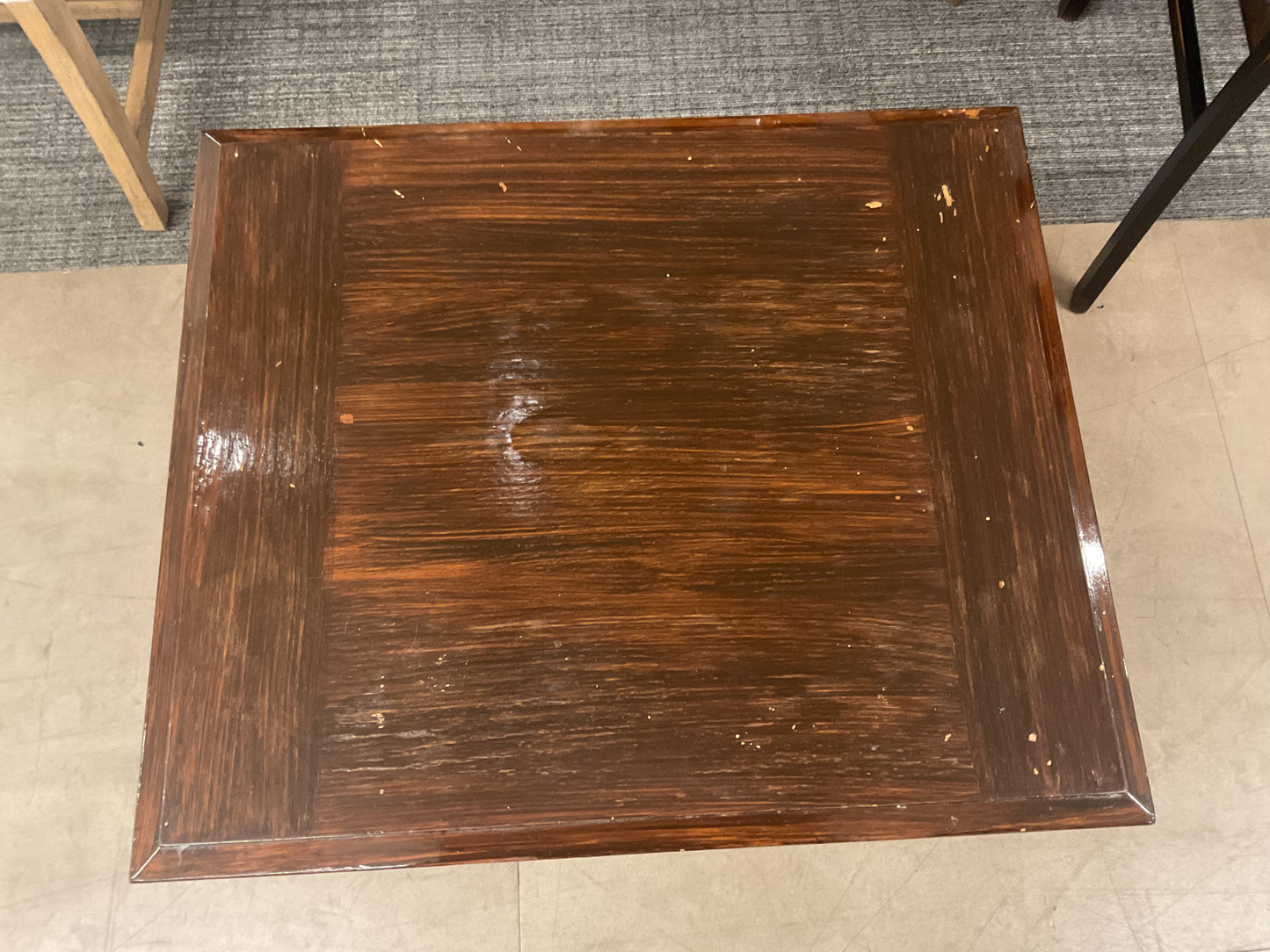 Wood & Metal End Table