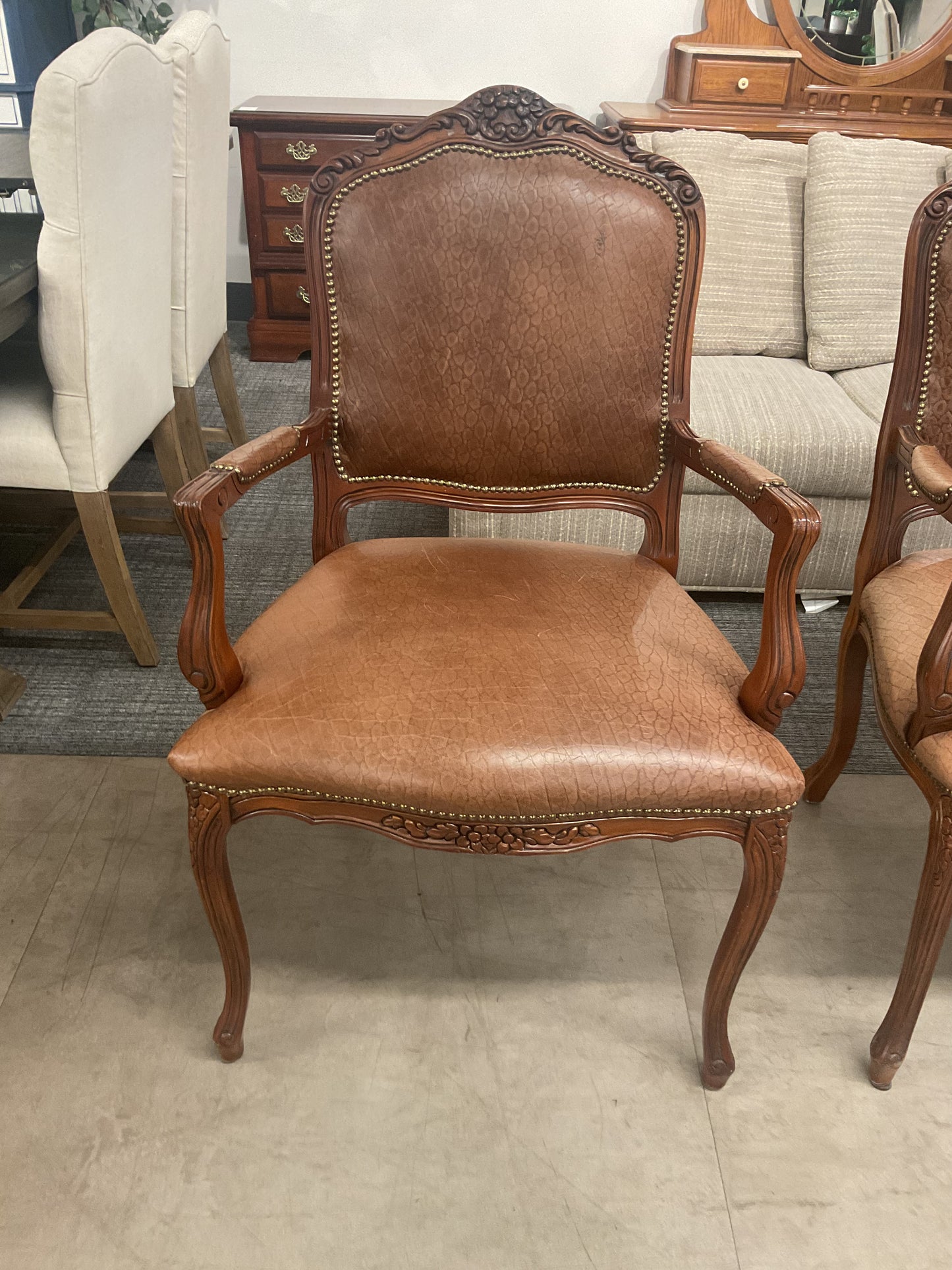 Printed Flower Chair