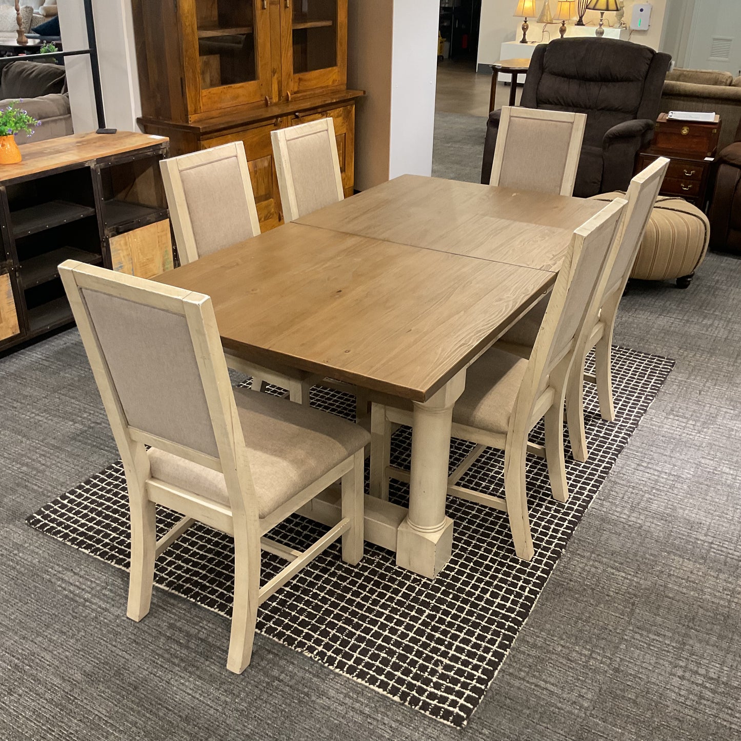 Rubber Wood Dining Set