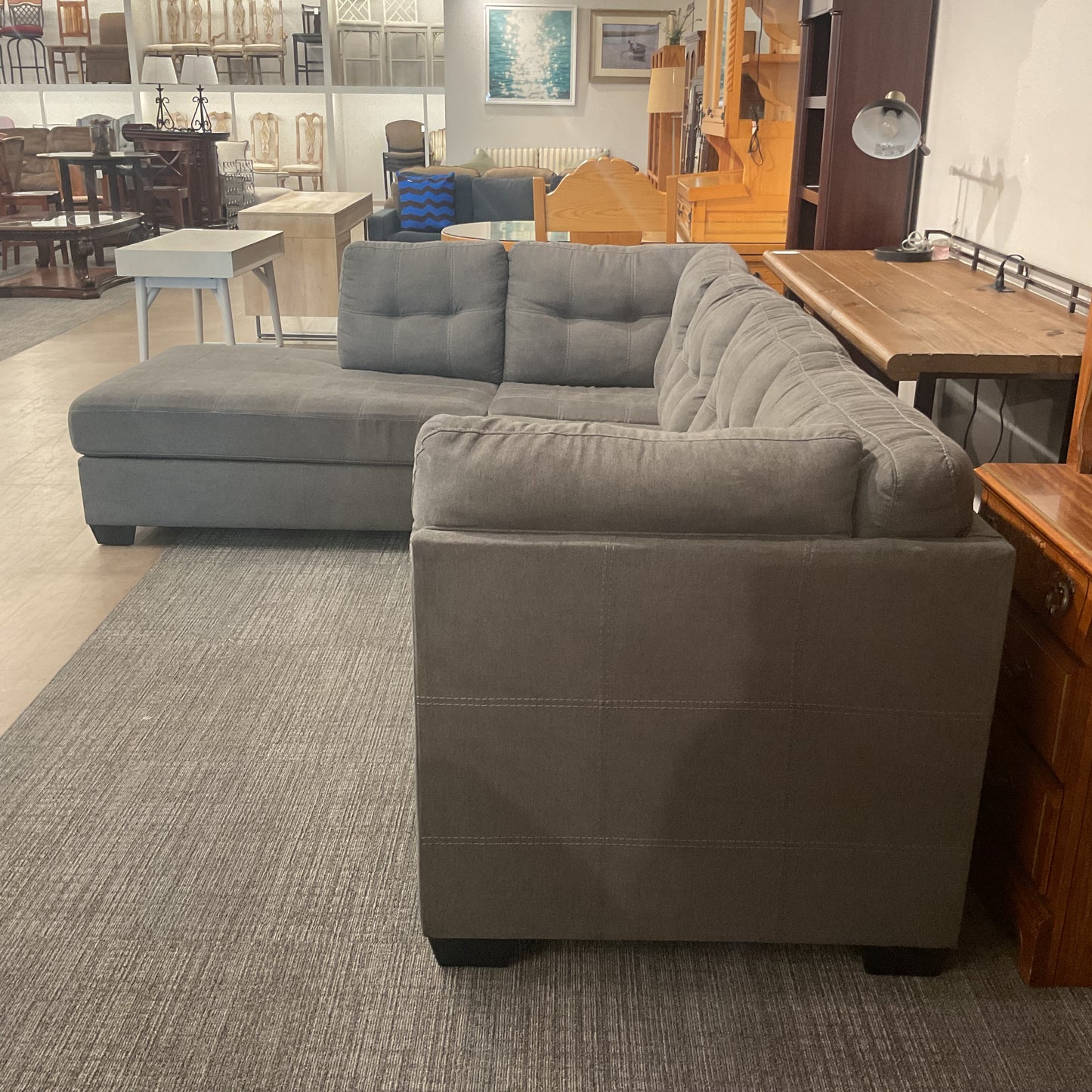 Dark Grey Corner Sectional