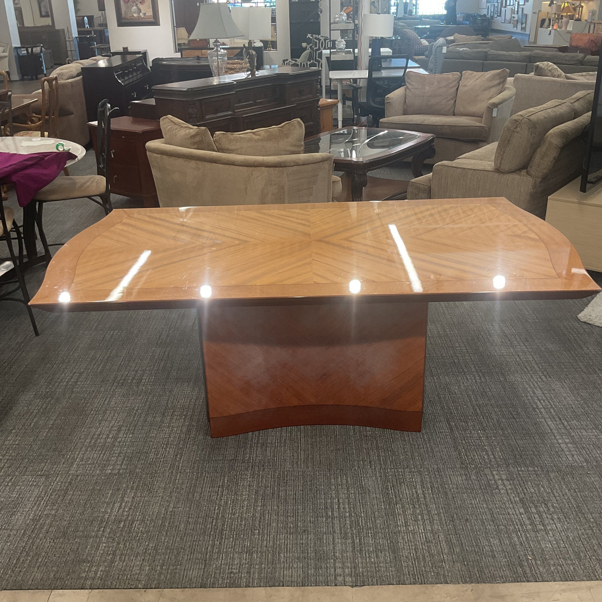 Real Glossy Dining Table