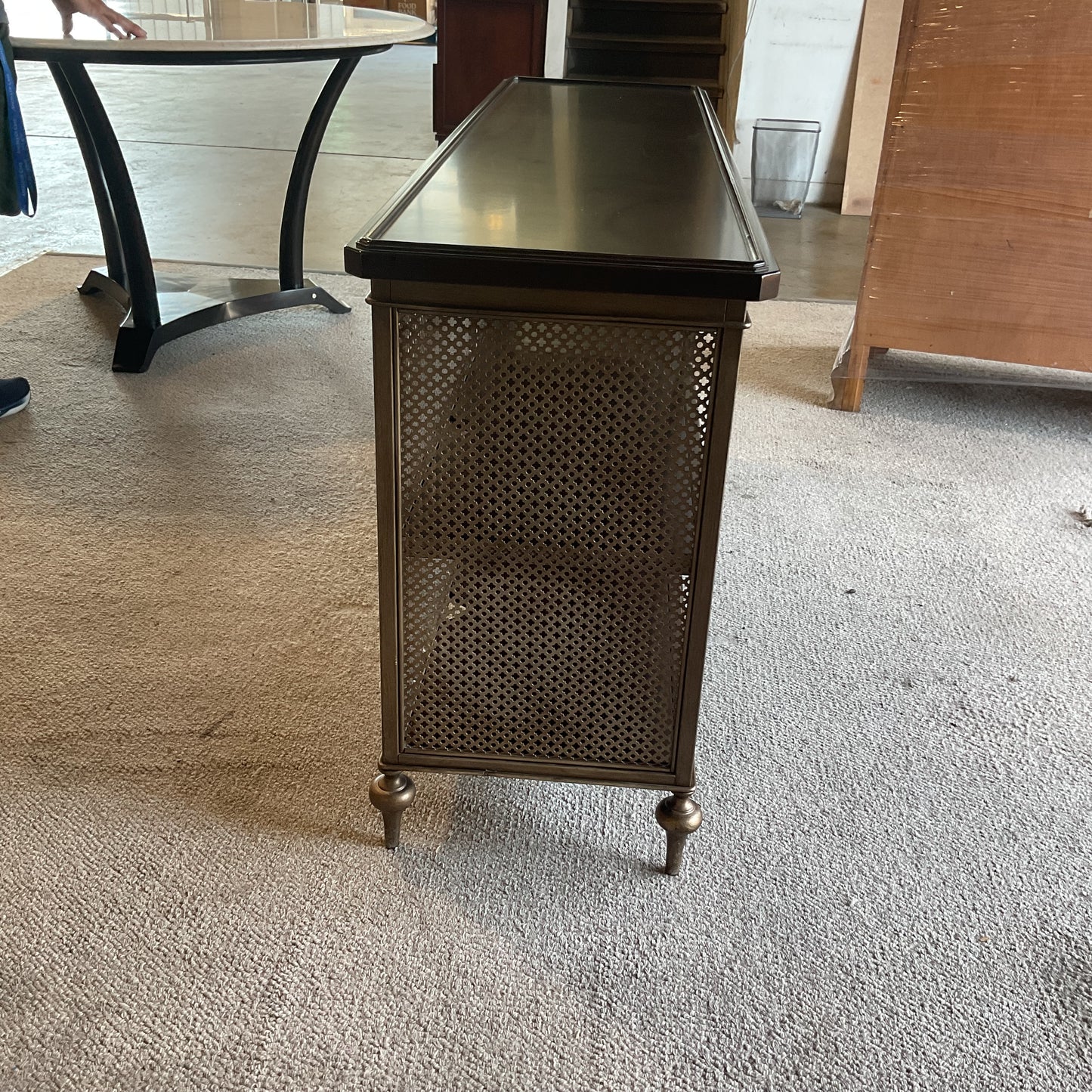 Wood Top Console Table *WH