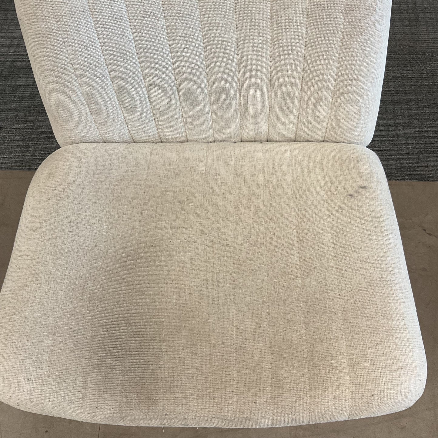 Cream Crisscross Chair