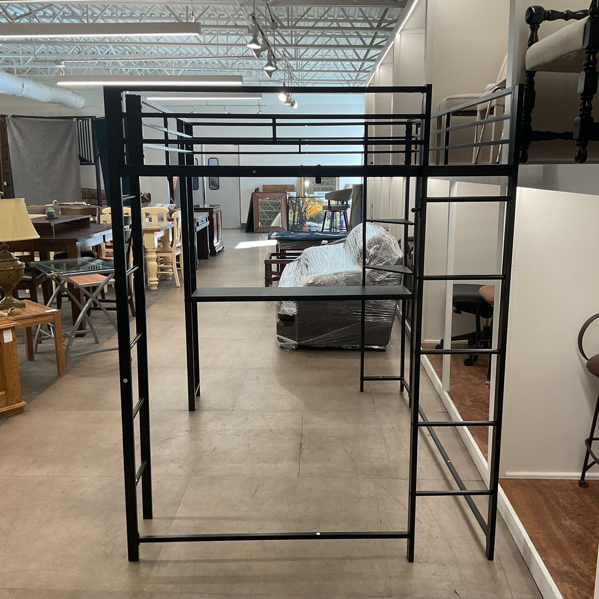 Work Station Full Loft Bed (B108)
