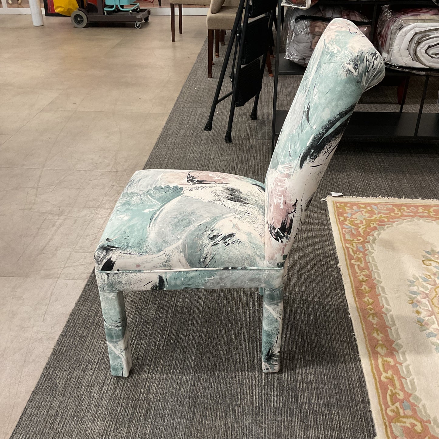 Abstract Canvas Dining Chair Set