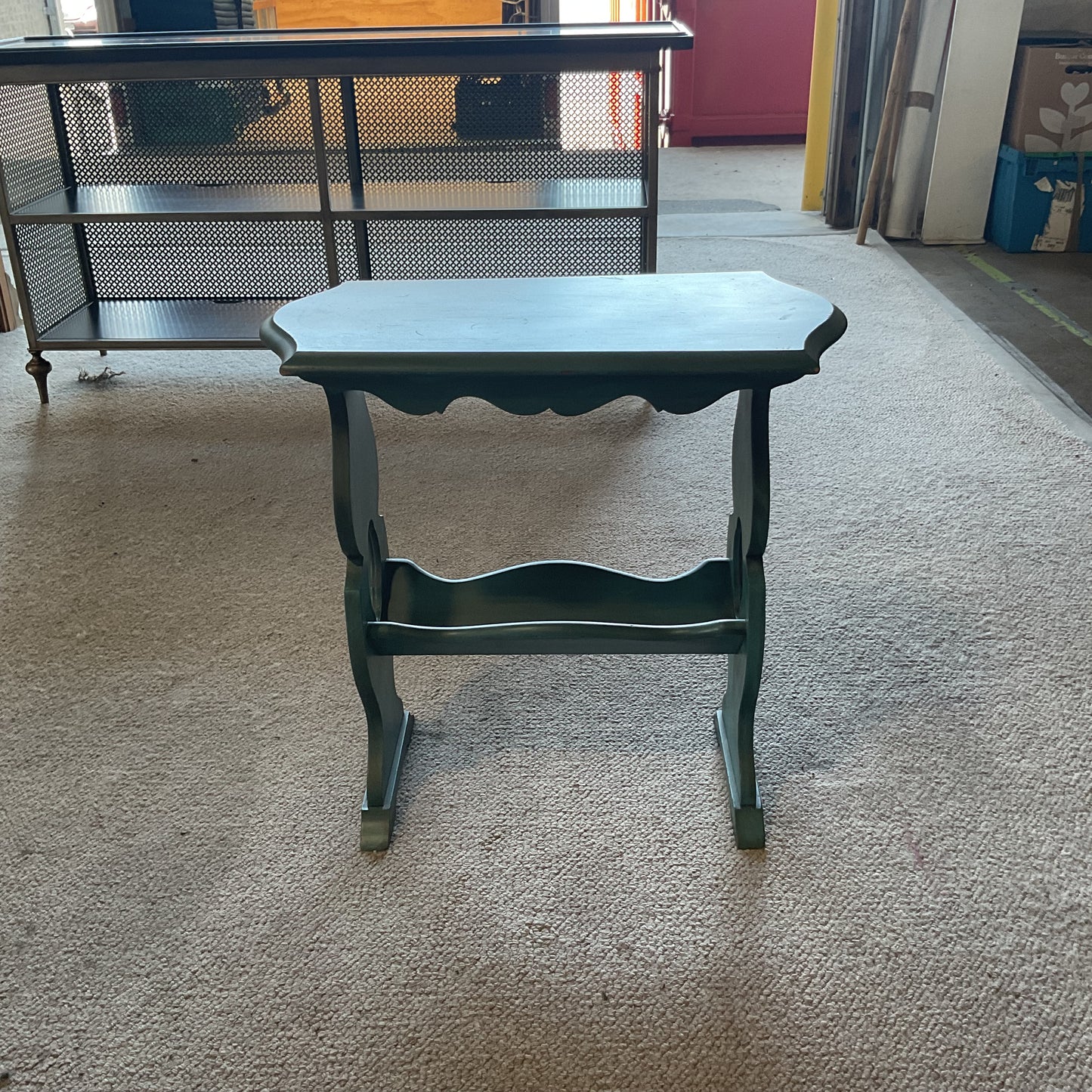 Green Accent Side Table *WH