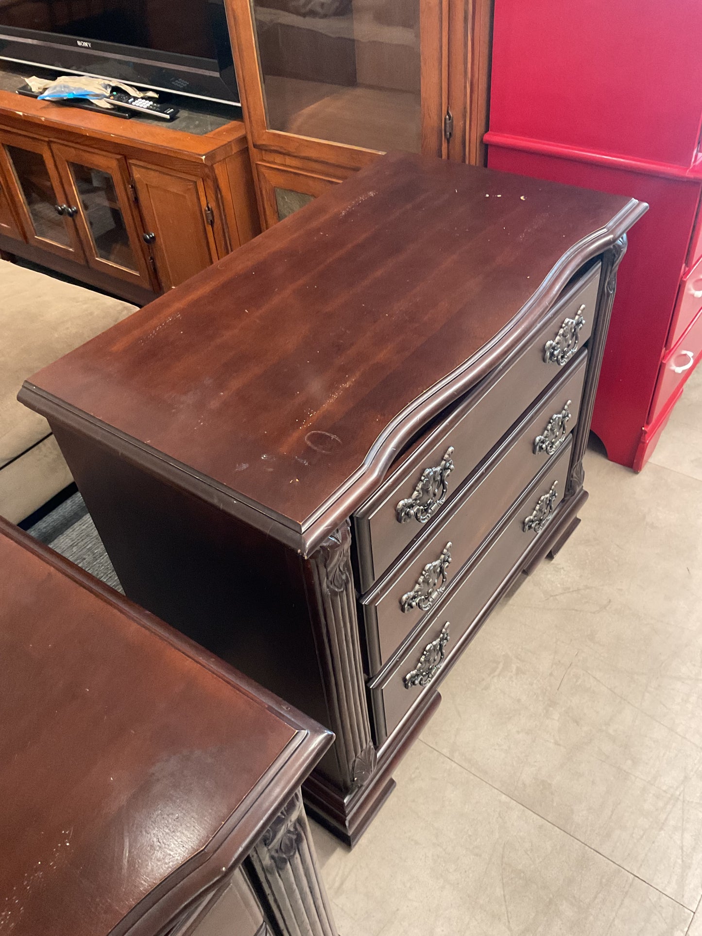 Barn heart nightstand