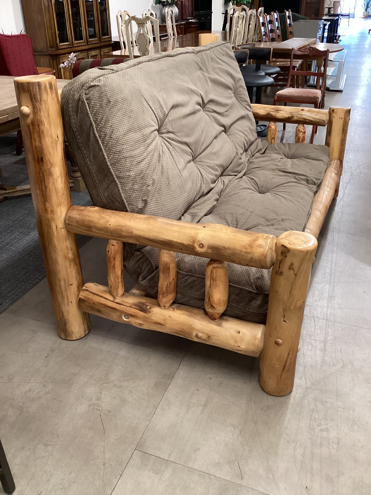 Log in some sleep futon