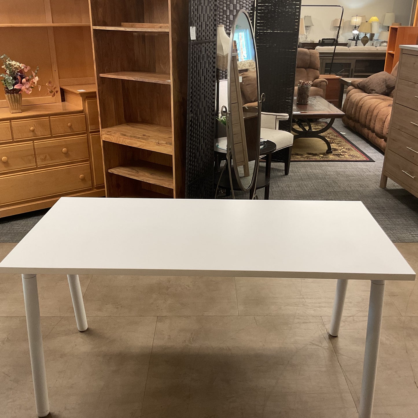 White Laminate Office Table