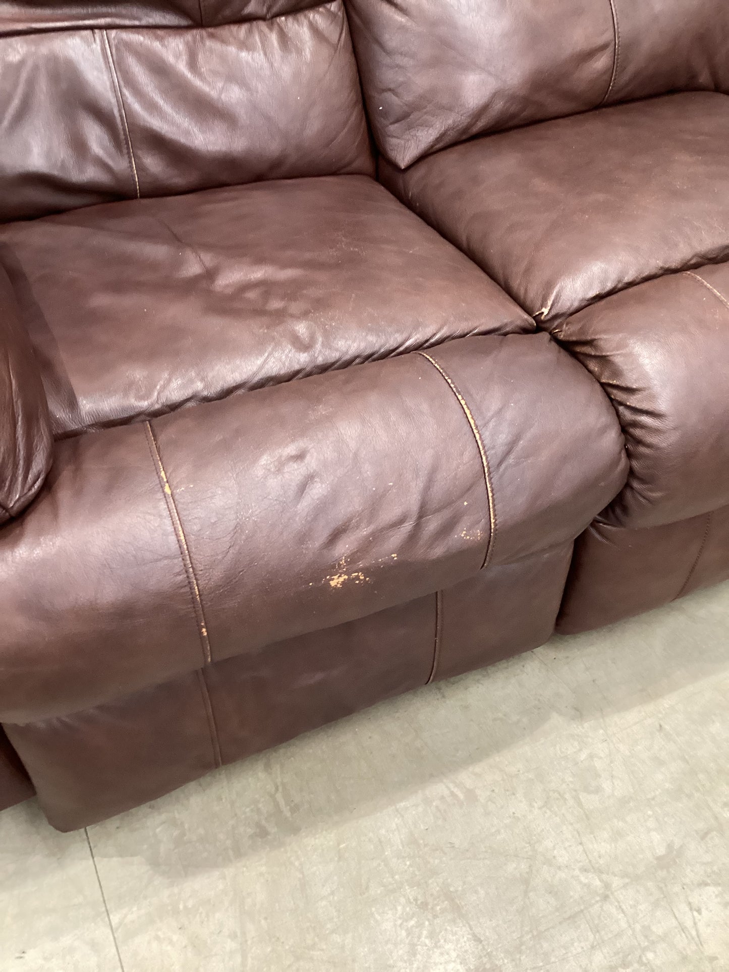 Incline decline recliner sofa