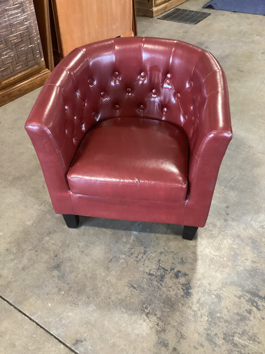 Red Barrel Chair *WH*
