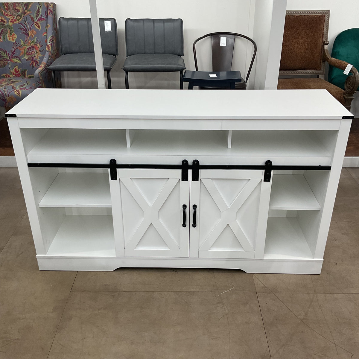 Farmhouse Fireplace Console