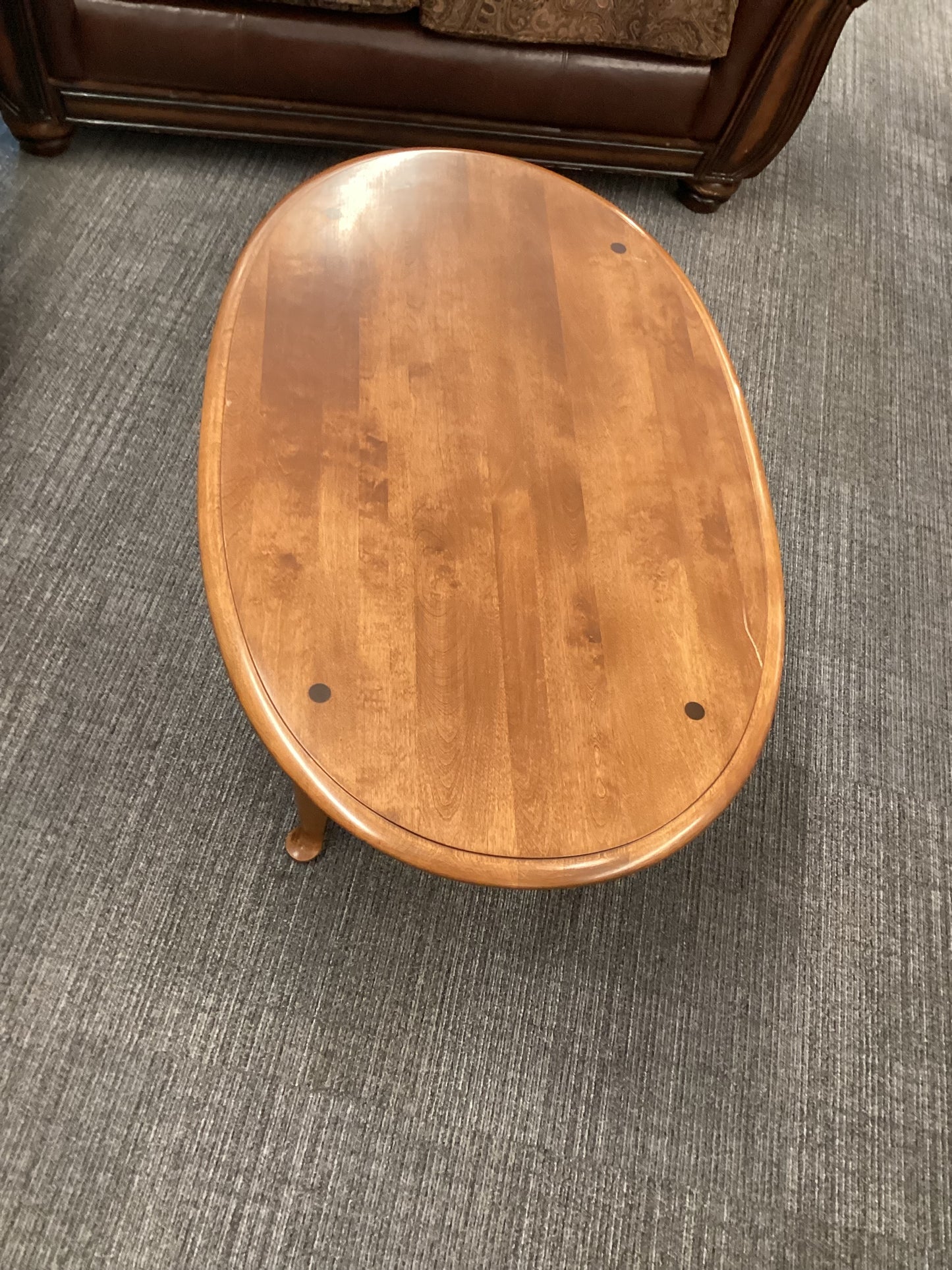 Low Oval Coffee Table