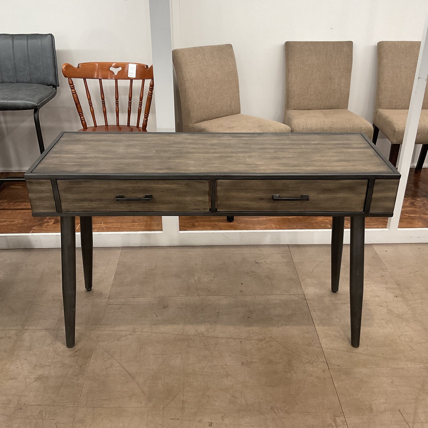 Iron Wood Sofa Table