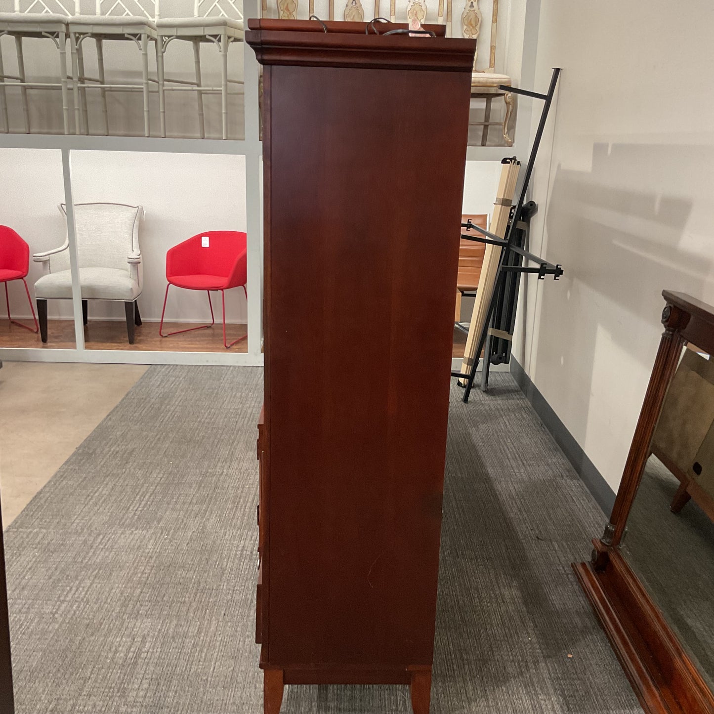 Warm Oak Entertainment Center