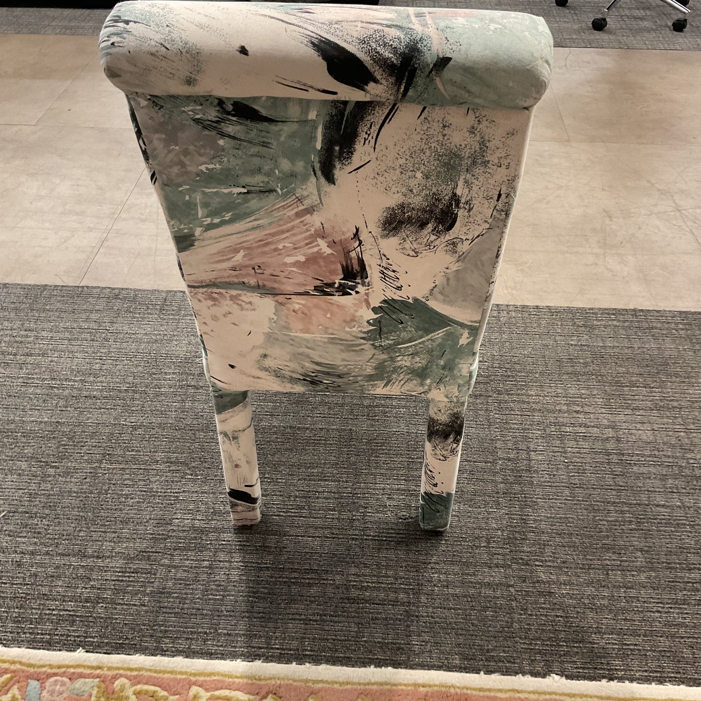 Abstract Canvas Dining Chair Set