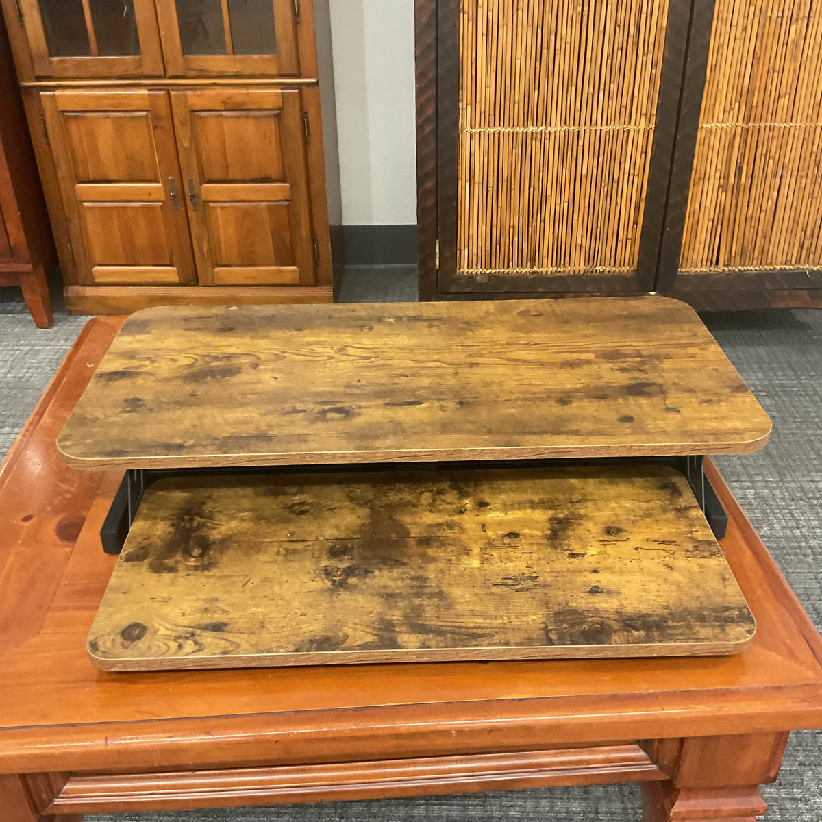 Rustic Desk Converter