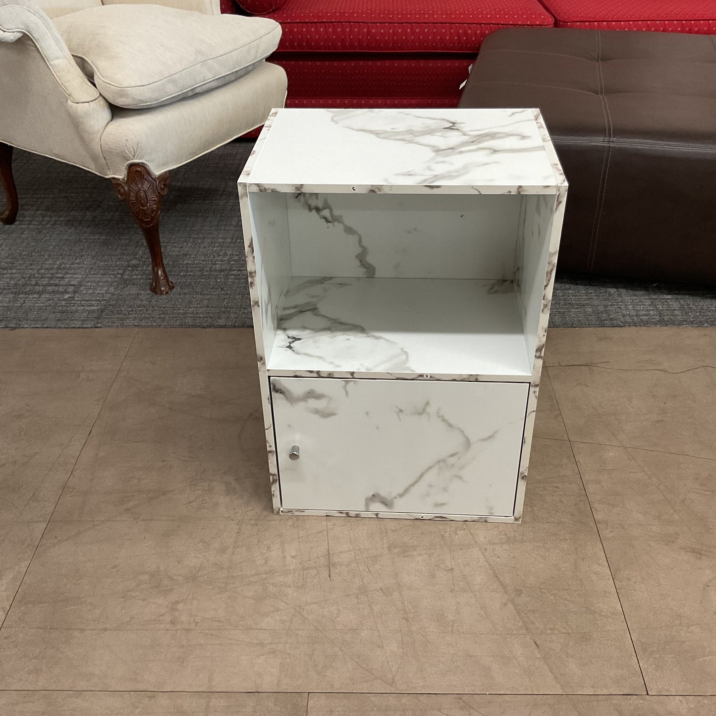 Faux Marble Storage Cube