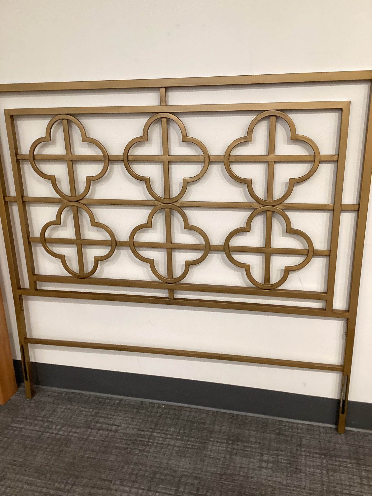 Gold Floral Headboard (A100)