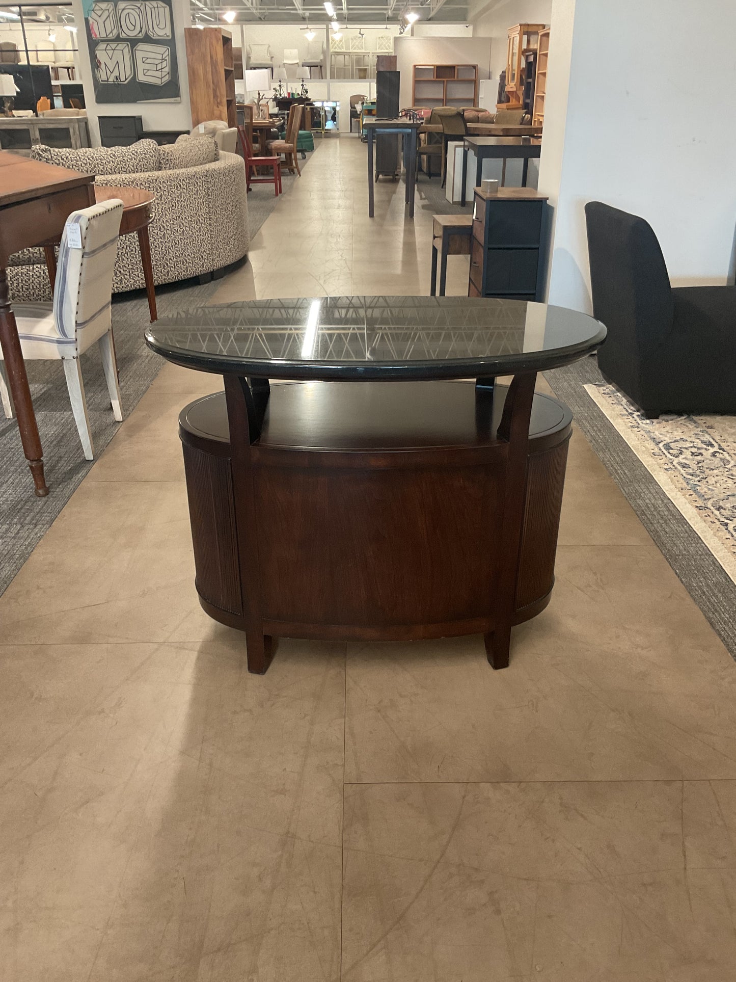 Mahogany Pool Side Table