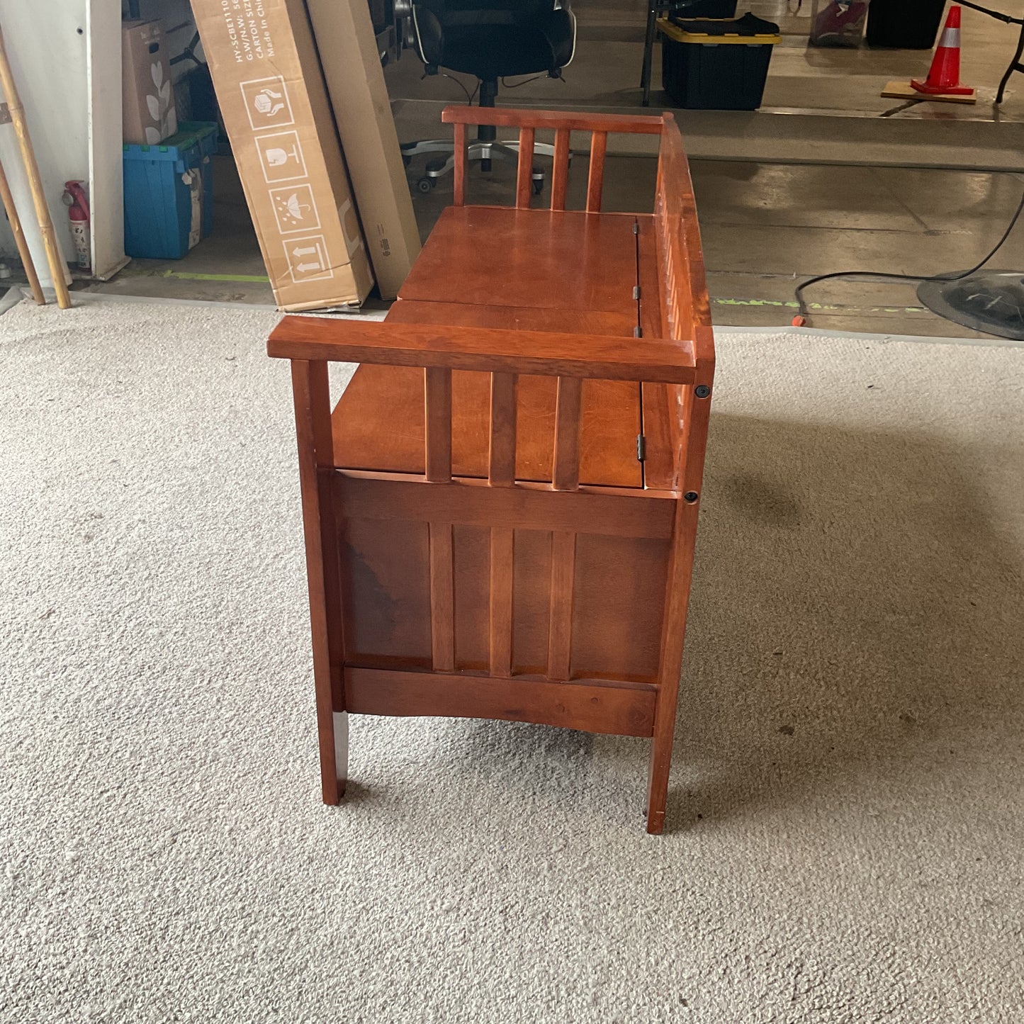 Walnut Storage Bench *WH
