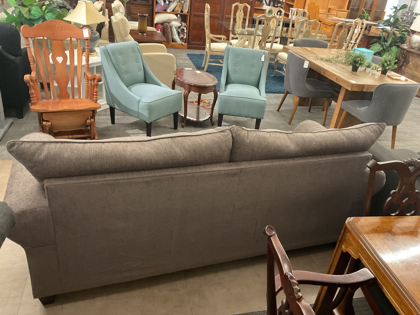 Shades of gray sofa